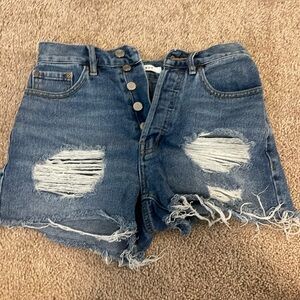 Pacsun high rise jean short size 24